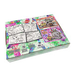 Caja Puzzle Ink Drop Animales Bebe X48 Pz 566454